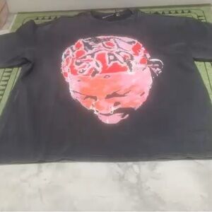Hellstar 1 Year Anniversary Dennis Rodman T-Shirt in black.
